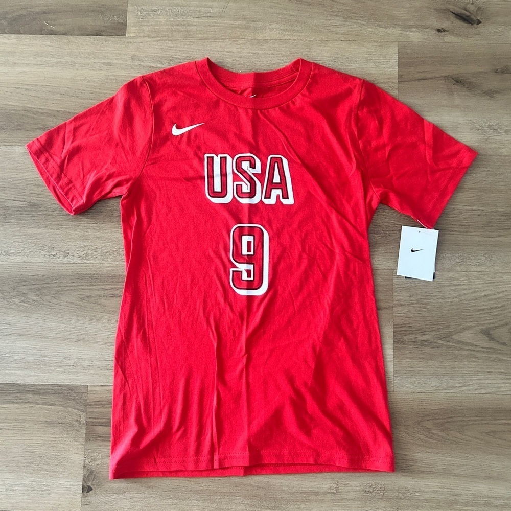 Nike A’ja Wilson #9 Team USA T-Shirt, WNBA (Youth M 10/12) – NWT